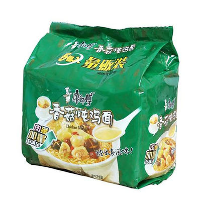 インスタントラーメン パックヌードル 包装 サイドガセットバッグ付きプラスチック袋 ISO9001 2015/CE