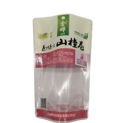 カスタマイズされたロゴ 食品グレード プラスチック スタンドアップ ポケット  Zip ロック スナック用の包装袋