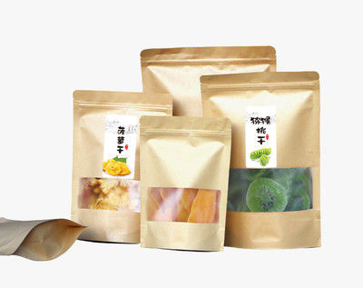 カスタマイズされたロゴ 食品グレード プラスチック スタンドアップ ポケット  Zip ロック スナック用の包装袋