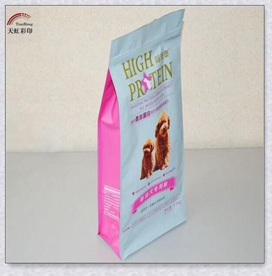 犬用食品の包装のためのカスタム印刷アルミ強化シップロックフラットボトムバッグ