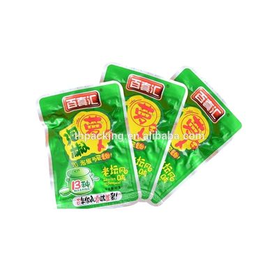 食品級 銀色のピクルス 消毒性のあるプラスチック包装袋