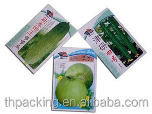 熱密封 農耕用 プラスチック 野菜 種子 梱包袋 パーソナライズ