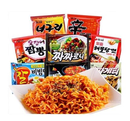 インストヌードル 食品パッケージ カラー印刷 オーダーメイドロゴ