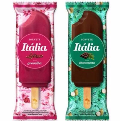 環境に優しい水性コーティング 凍結した吸い物 食品用ポップスクリーム 包装袋